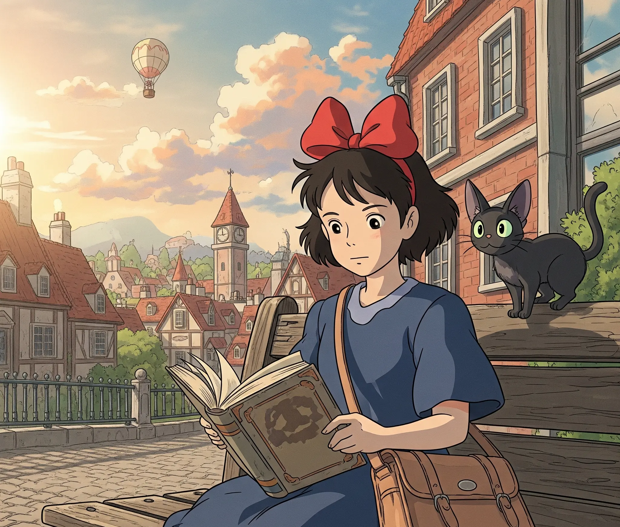 Учні з книгами або комп'ютерами