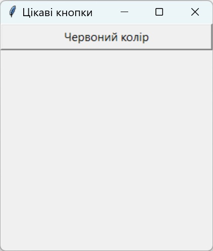 Вікно, створене за допомогою tkinter